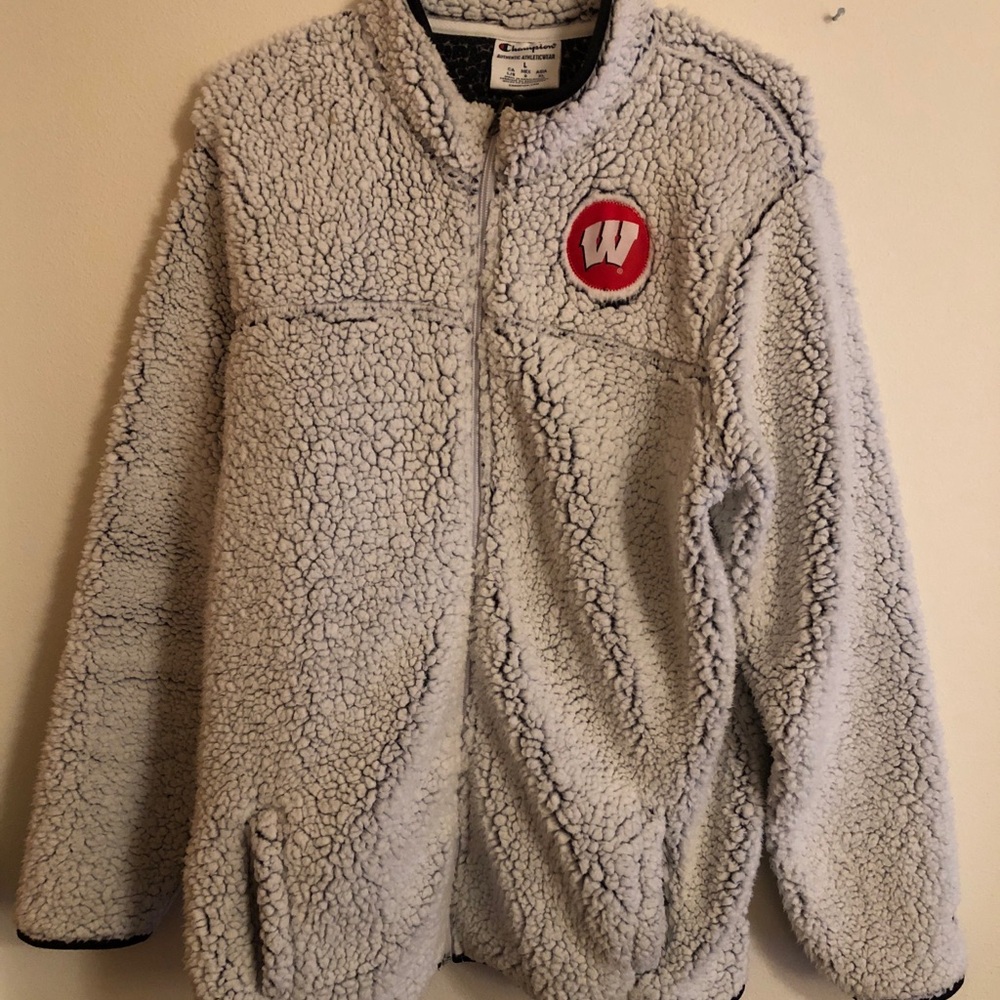 Champion Sherpa Fleece Jacket - Gray